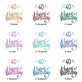 40th Birthday White Photo Album Gift For Him Or Her 50 x 6x4 Photos